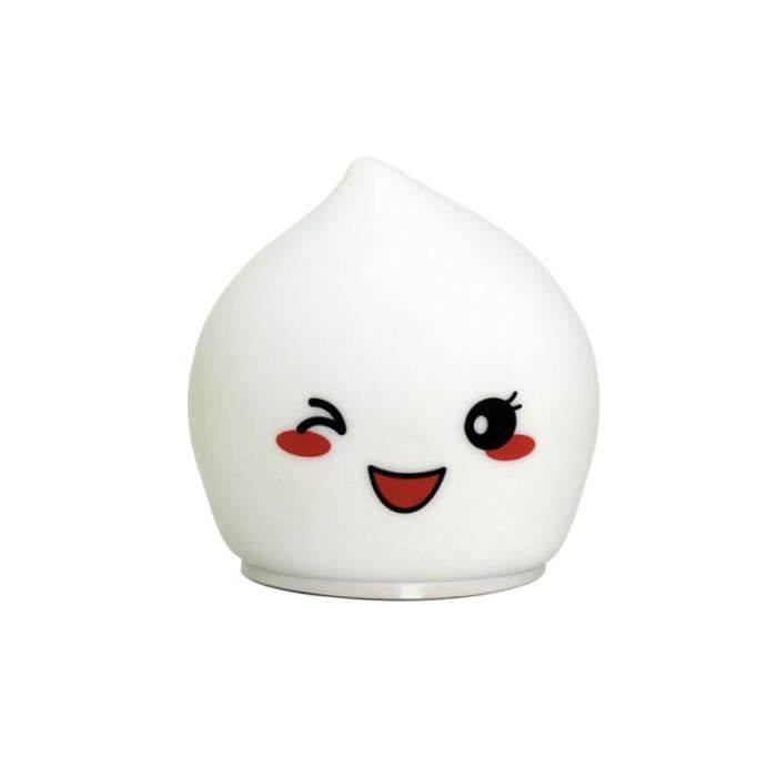 1pc veilleuse LED dessin animé USB charge lampe de nuit en forme de pêche pour chambre à AMPOULE - AMPOULE LED - AMPOULE HALOGENE