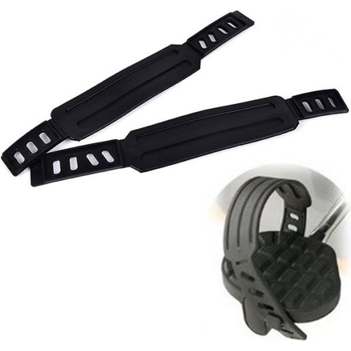 Pièce Détachée,1 paire vélo vélo pédale sangle vélo d'exercice accessoires pour la plupart des vélos d'exercice Schwinn et plus