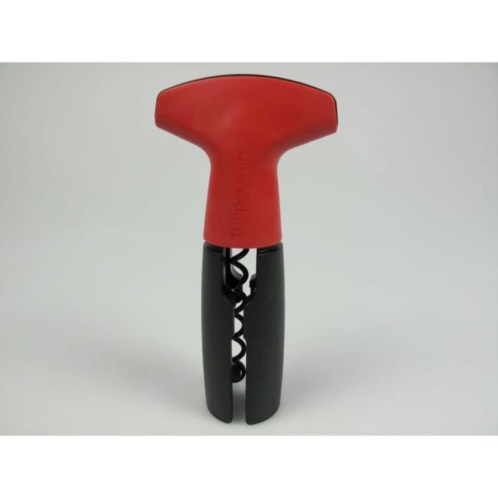 Tire-bouchons Tupperware D144 31211 Ouvre-bouteille pour ustensiles de cuisine Rouge-noir 8761