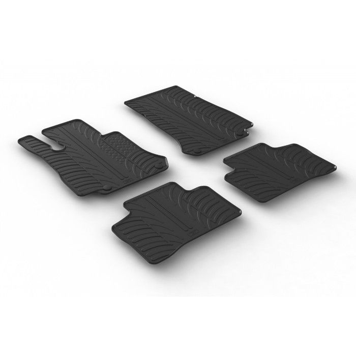 Tapis caoutchouc Mercedes GLC depuis 11/2015-LAMPA