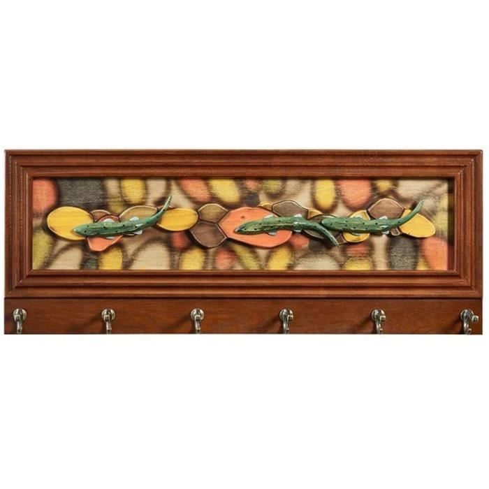 LLFFDC Porte-Manteau Mural, Porte-Manteau en Bois, Porte-Manteau Rustique Vintage, Porte-Manteau, Porte-Manteau pour Couloir, Sa654