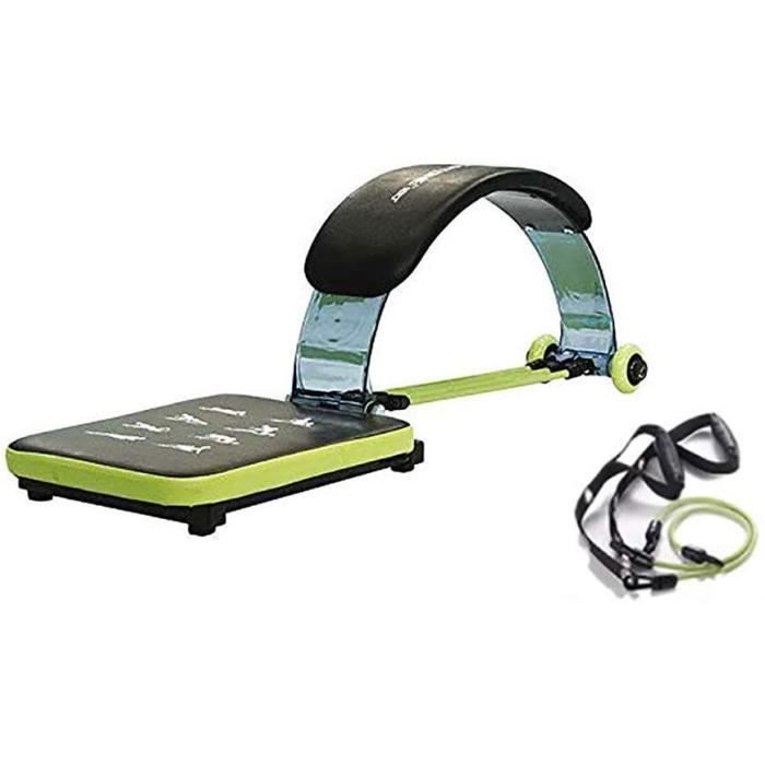 BANC DE MUSCULATION Hobby Tech Appareil abdominaux pour Musculation + Élastiques Fitness - Wavertone 180 - avec CD d'en547