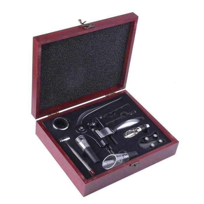GWCLEO Tire Bouchon, Luxe Ouvre Bouteille Levier avec Boite Cadeau, Ensembles d'accessoires pour vin avec