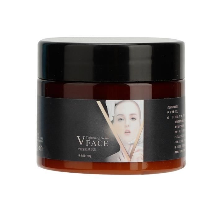 Qiilu crème amincissante pour le visage Visage Minceur Lifting Raffermissant V-Face Crème Double Menton Diluant 50g