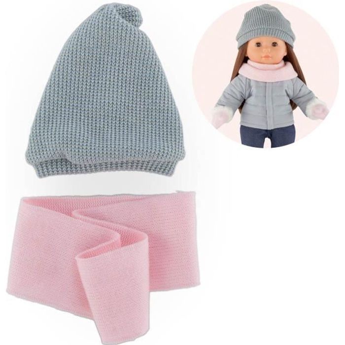COROLLE - Ma Corolle - Bonnet & snood pour poupée ma Corolle
