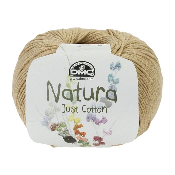 DMC Natura Pelote de Fil à Tricoter 100 % Coton - Cannelle N37 - 302-N37