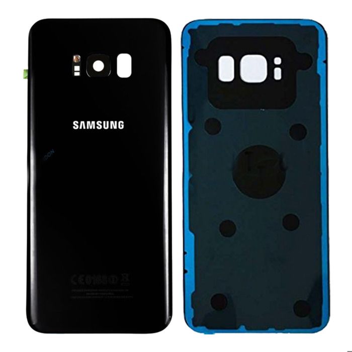 Plaque arrière de remplacement noire pour Samsung Galaxy S8 Plus (G955)