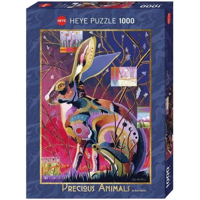 Puzzle HEYE 1000 pièces Precious Animals