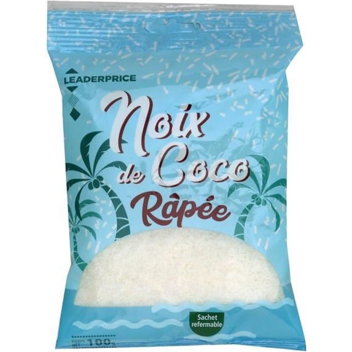 Noix de coco râpée Leader Price - 100g