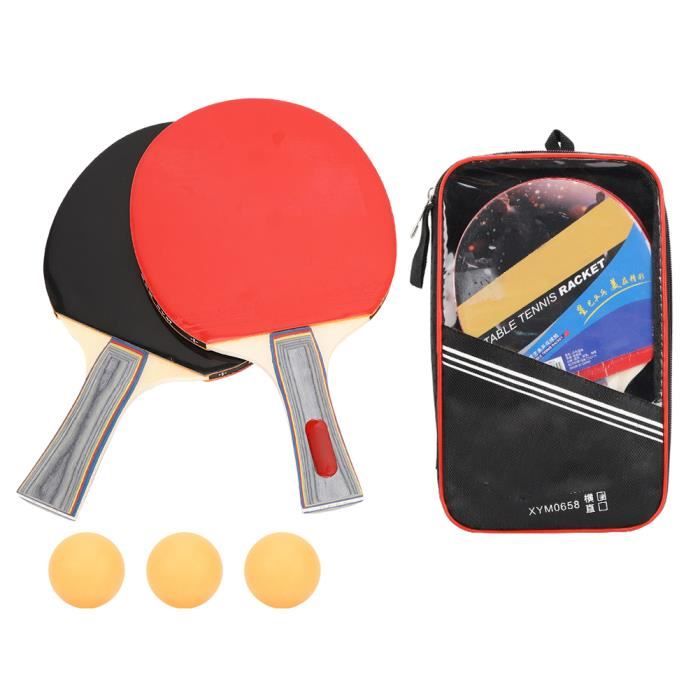 ☀ Débutant Rudimentaire École Formation Shakehand Grip Tennis De Table Paddle Ping Pong Balles Ensemble Équipement Sportif -C-☀GOL☀