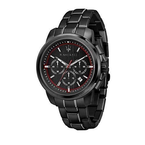 Montre pour Homme, Collection Successo, chronographe, en Acier et PVD Noir R8873621014