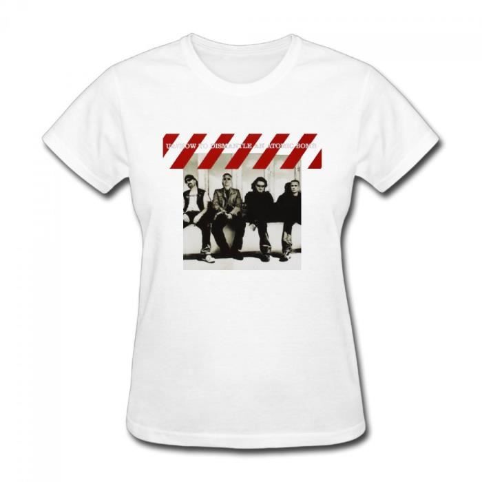 U2 How To Dismantle An Atomic Bomb Femme Col rond Coton Manche courte T-shirt