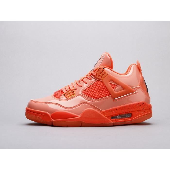 AIR Jordans 4 Retro Metallic Flame Red Baskets AJ4 Homme Femme TX-2001-95