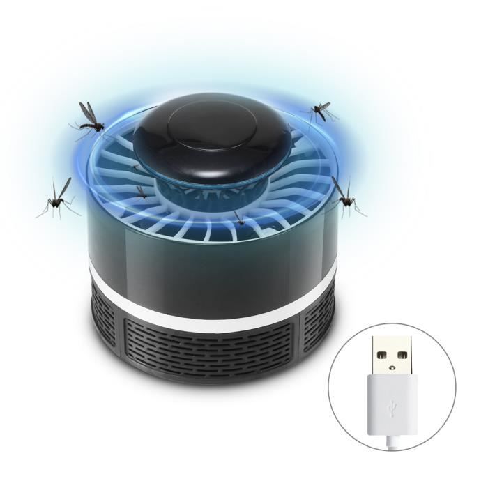 Répulsif Mouche Insecte Zapper Anti Moustique Lampe Electrique Intérieur et Extérieur