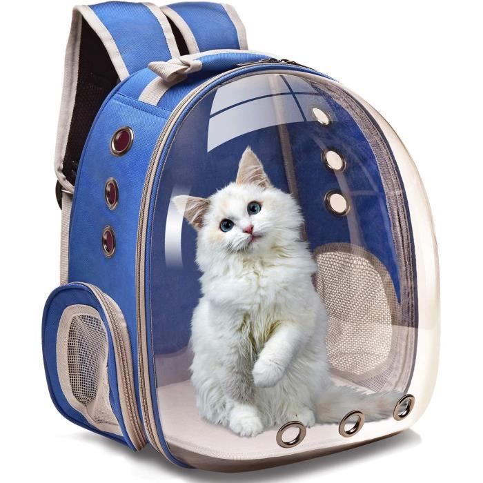 Oricean Sac à Dos pour Chat et Petit Chien Sac Transport Animal Respirant pour Voyages Randonnée Et l'Extérieur