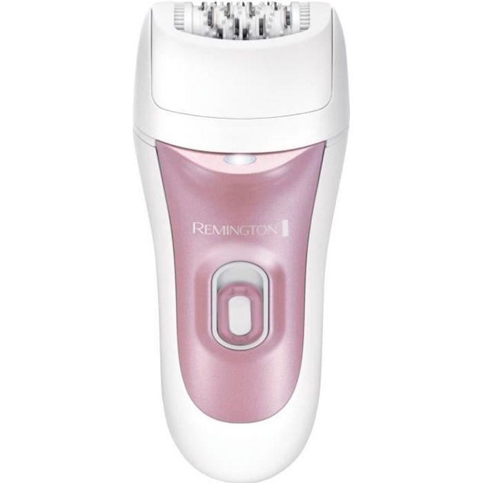 Remington EP7500 Epilateur Electrique 5en1 Smooth & Silky Epilation Douce, Embout Massage Aloe Vera