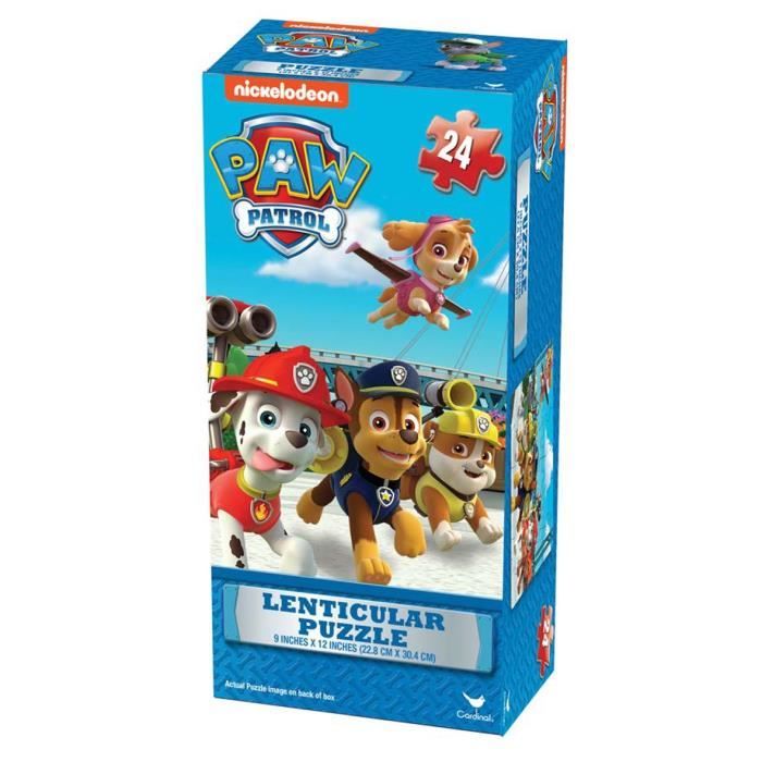 PAT'PATROUILLE Puzzle Lenticulaire Boîte Carton - 1 puzzle