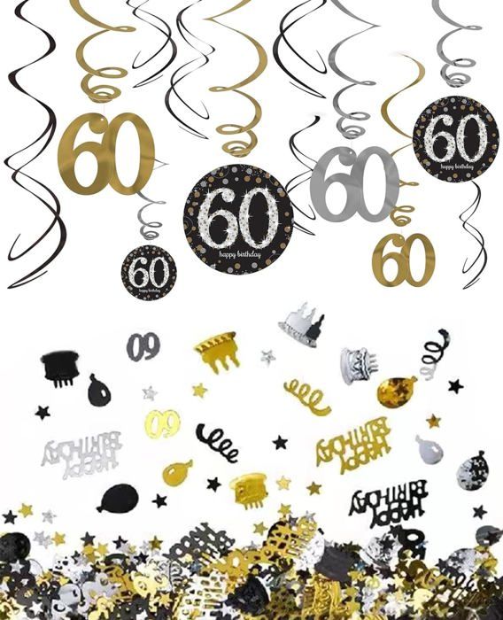 Joyeux Anniversaire Mixte Confettis,Anniversaire Table Des Confettis