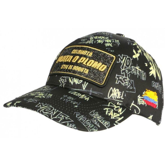 Casquette Streetwear Plata O Plomo Noire Et Violette Avec Strass - Taille Unique - Neuf Avec étiquettes