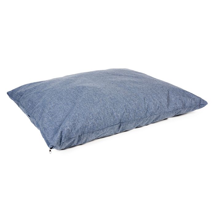 Coussin pour chien Duvoplus Textura Eco - Bleu - 60x40x6 cm