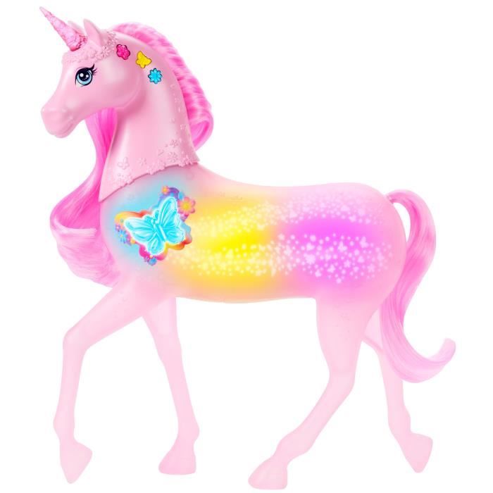 Licorne Sons - MATTEL - JCP78 - 20 combinaisons de sons - Lumières personnalisables - Pour enfants 3-10 ans