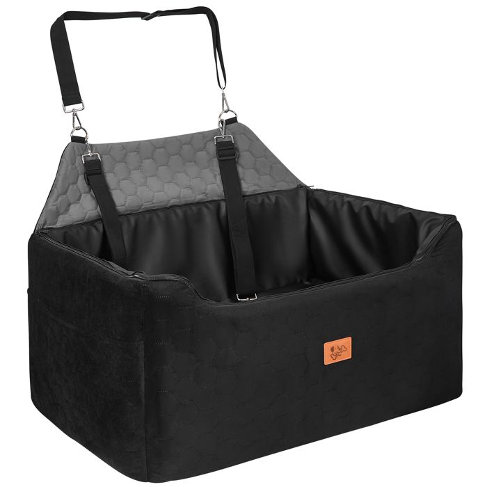 Meilleurs prix pour Siège Auto pour Chien 78x55x53cm Rehausseur Amovible et Lavable pour Chiens de Moyenne et Grande Taille Laisse Incluse