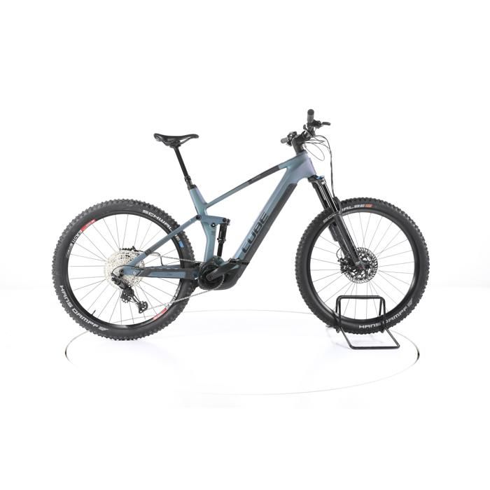 Vélo électrique - Cube Stereo Hybrid 140 ABS - bleu - VTT électrique tout suspendu - Bosch 750 Wh Reconditionné - Cube