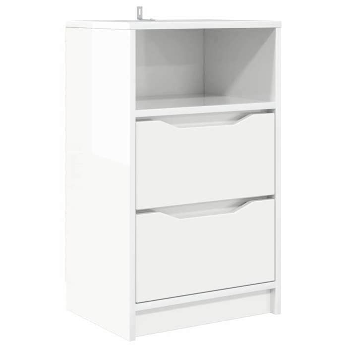 En solde 1x Armoire de nuit moderne - UU - Petit commode/placard - avec tiroir Blanc brillant 40x30x467 cm L4616 En solde 1x Armoire de nuit moderne - UU - Petit commode/placard - avec tiroir Blanc brillant 40x30x467 cm L4616