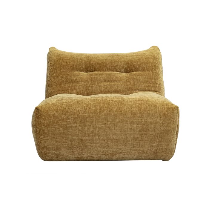 Miliboo - Fauteuil lounge en tissu effet velours texturé bronze BUMPY Miliboo - Fauteuil lounge en tissu effet velours texturé bronze BUMPY