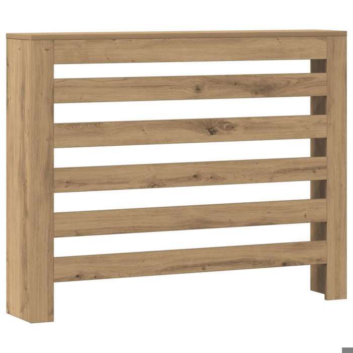 （Haute qualité）Brun Cache-radiateur chêne artisanal 104x20x82cm bois dingénieriePoids 12.1 Kg_540882