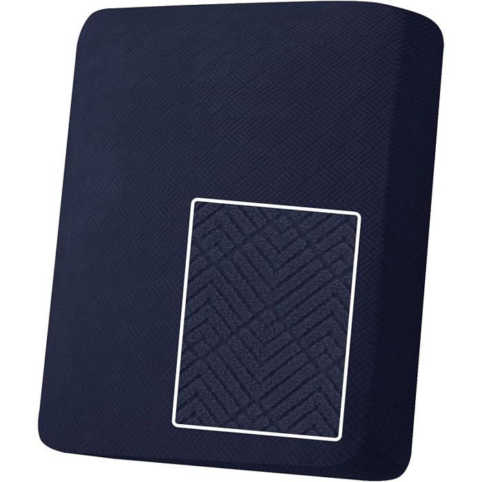 Housse canapé bleu foncé1pièce extensible antidérapant universelle