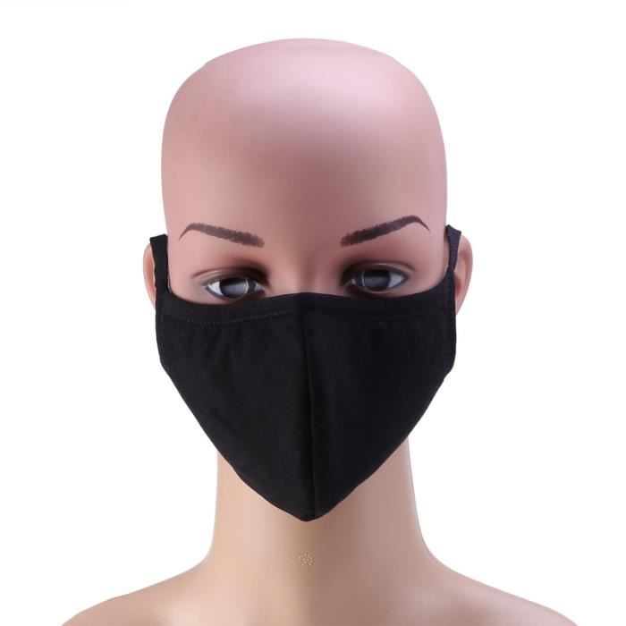 SHOP-STORY - Masque de bouche nez respirant réutilisable Unisexe en  polyuréthane anti-poussière noir - Équipement et matériel de sécurité -  Achat & prix