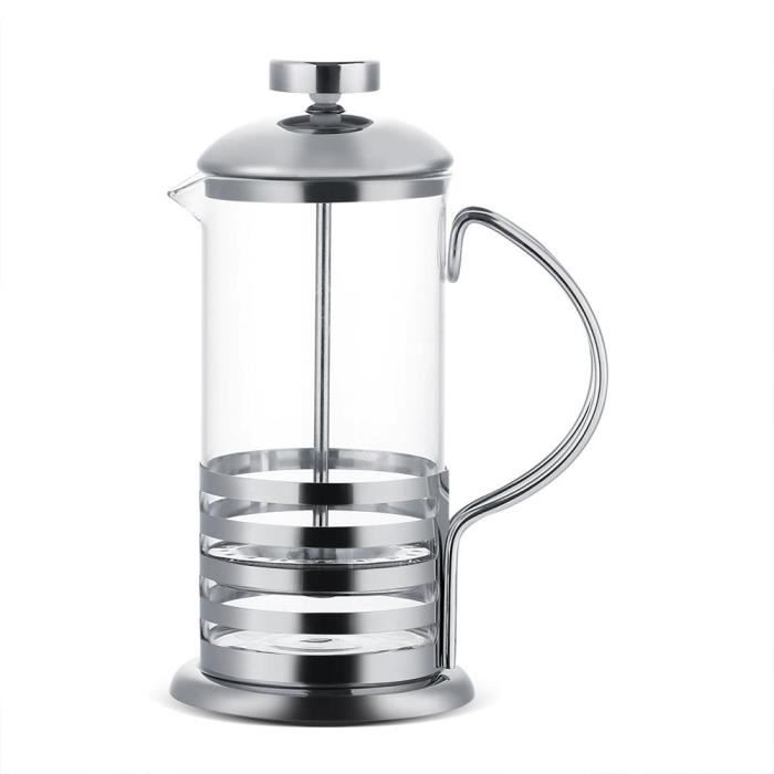 Cafetiere A Piston Cafetiere Presse Francaise En Verre Et Acier Inoxydable Pour Mainson Bureau 600ml Isita Com Mx
