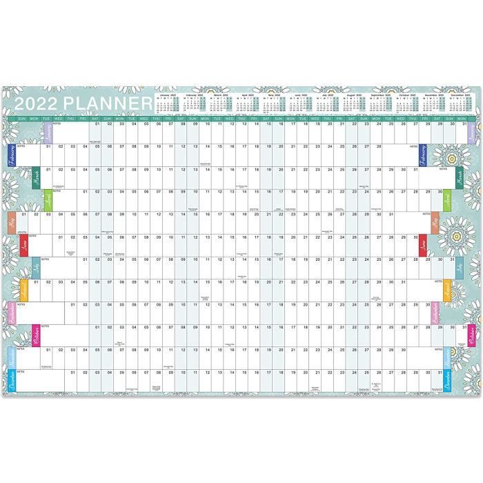 Agenda Familial 2026 - 5 Colonnes - Avec Liste De Courses Et Bloc-notes - 36x33 Cm - 8