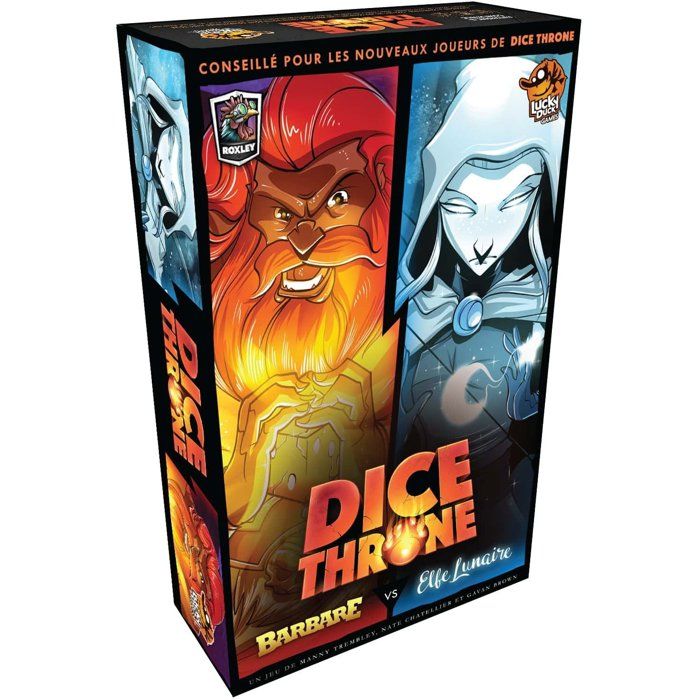Lucky Duck Games | DICE THRONE : Moine vs Paladin | Jeu de Société pour Adultes & Enfants | Jeu de Stratégie | Combat de Dés et Pouvoirs | 2 Joueurs | 20 à 40 Min | En Français - vue 4