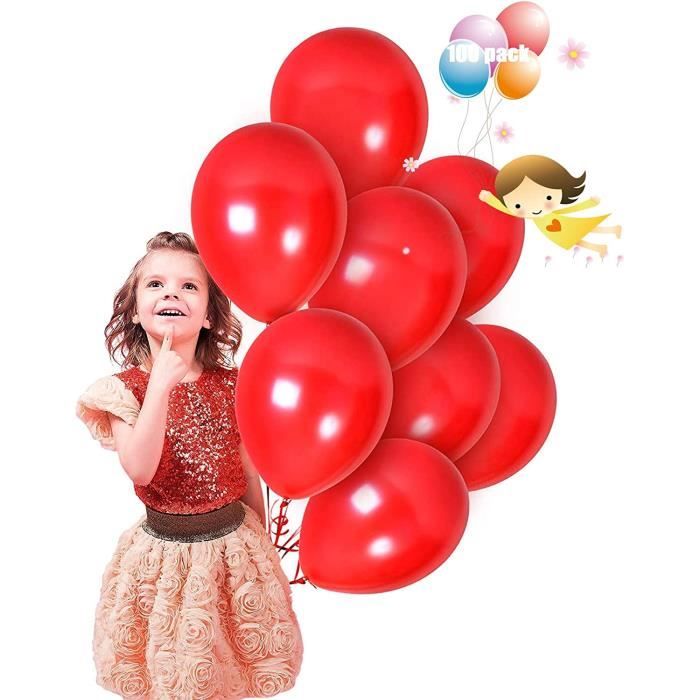 Lot De 100 Ballons En Latex Pour Mariage, Anniversaire, Fête Prénuptiale, Décoration De Fête (30,5 Cm, Blanc Noir