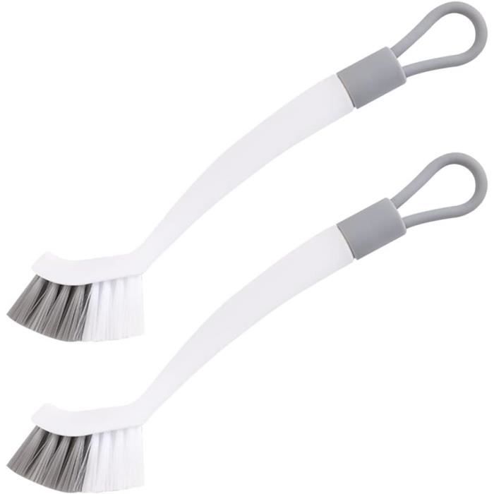 Kit De 5 Brosses De Nettoyage Pour Joints – Poils Durs, Manche Long – Idéal Salle De Bain, Cuisine, Fenêtres