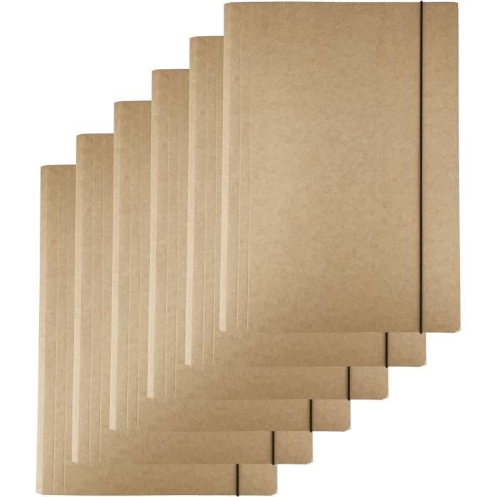 Lot De 10 Classeurs Photo D'angle Marron - Format 9x6 Pouces (portrait) - Pour Tirages Photo