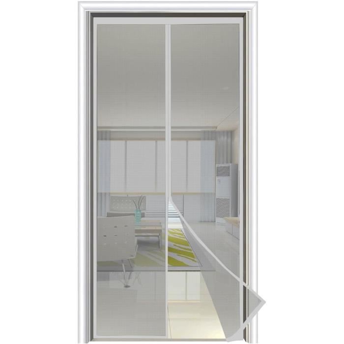 Moustiquaire Magnétique Pour Porte-fenêtre - 70x210 Cm - Gris - Y.A. LOTUS