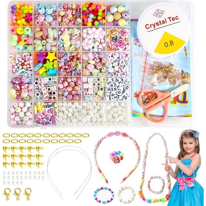 Lrikas Enfants Bricolage Perles Set, pour Fabrication de Bijoux Collier Lrikas Enfants Bricolage Perles Set, pour Fabrication de Bijoux Collier