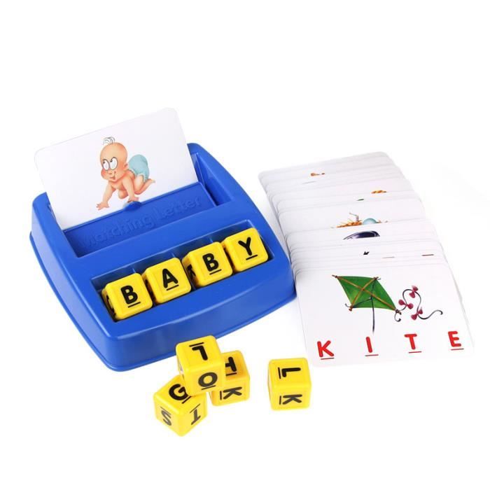 Jeu Educatif Matching Letter Game Pour Enfant De 3 Ans Et Plus Achat Vente Jeu Console Educative Cdiscount