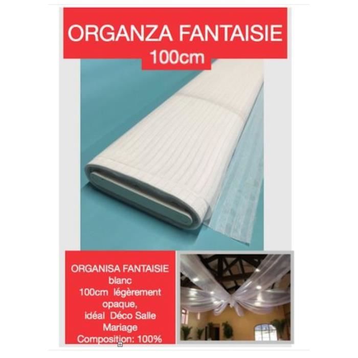 Tissu Organza Bleu Au Mètre - Pour Robes De Mariage, Décorations Et Loisirs Créatifs