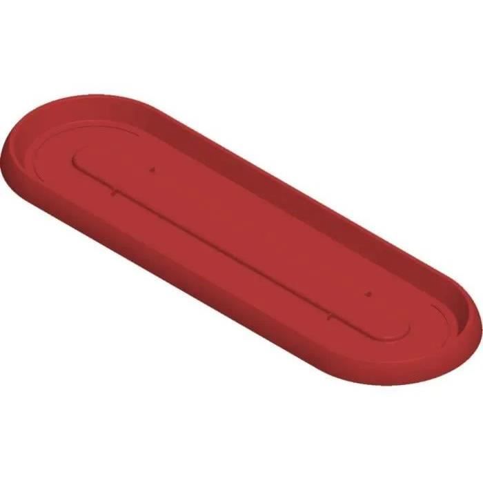 Eda Soucoupe CANCUN Rouge rubis Dim 69,1 x 22 x 2,9 cm EDA. 