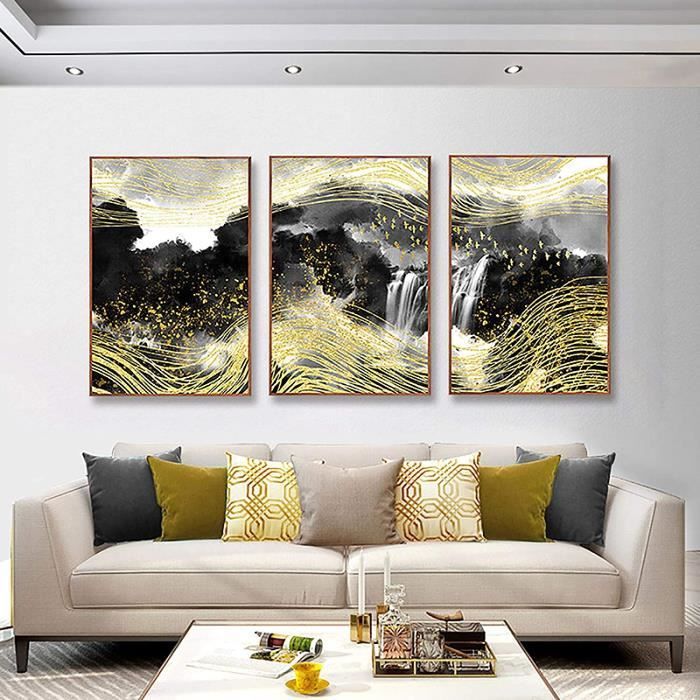 Toile Peinture Paysage éclipse De Lune - Décoration Murale Sans Cadre