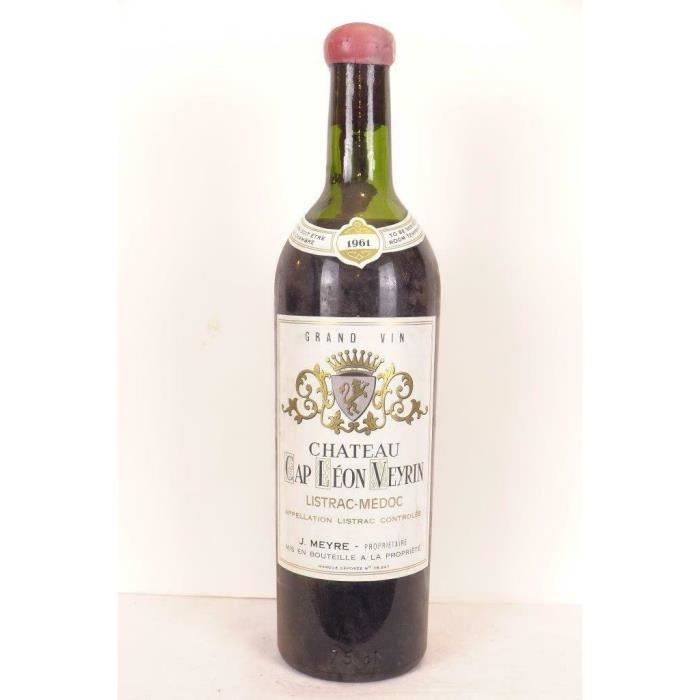 Listrac château cap léon veyrin rouge 1961 bordeaux La cave Cdiscount
