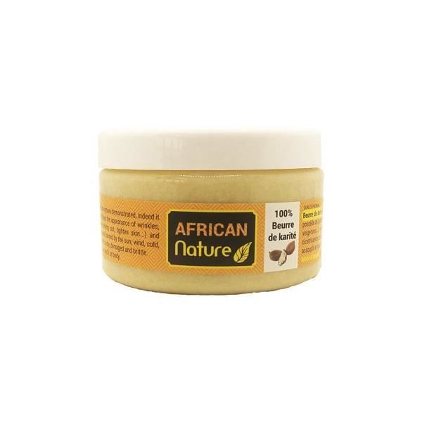 AFRICAN NATURE 100% Beurre de Karité 250g(cheveux & visage)