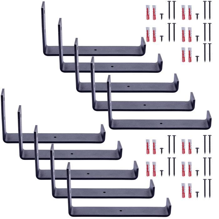 Support D’étagère En Métal 2 PCS Equerre Etagere Pour Étagère à Livres Étagère De Cuisine