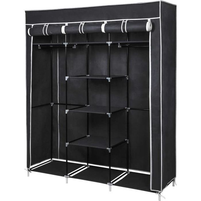 Lemaijiaju Armoire En Tissu Penderie De Vetement En Toile Mobilier