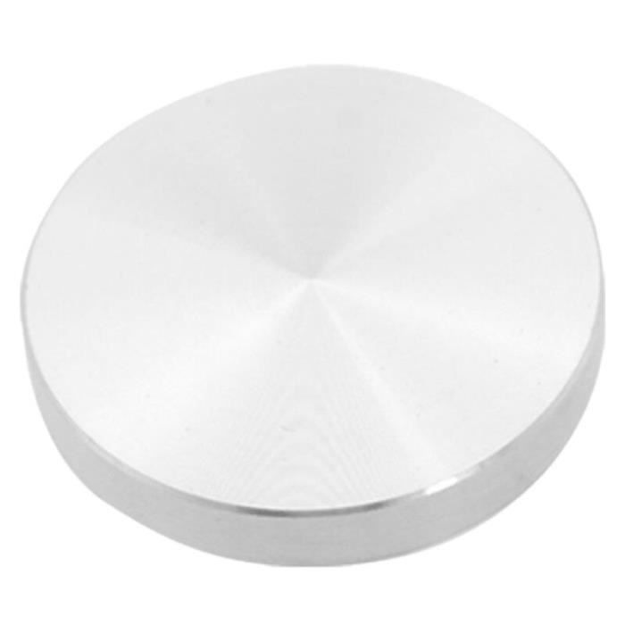 pied de table adaptateur plaque de verre aluminium rond 50x8mm argent achat vente pied de table pied de table adaptateur plaqu cdiscount