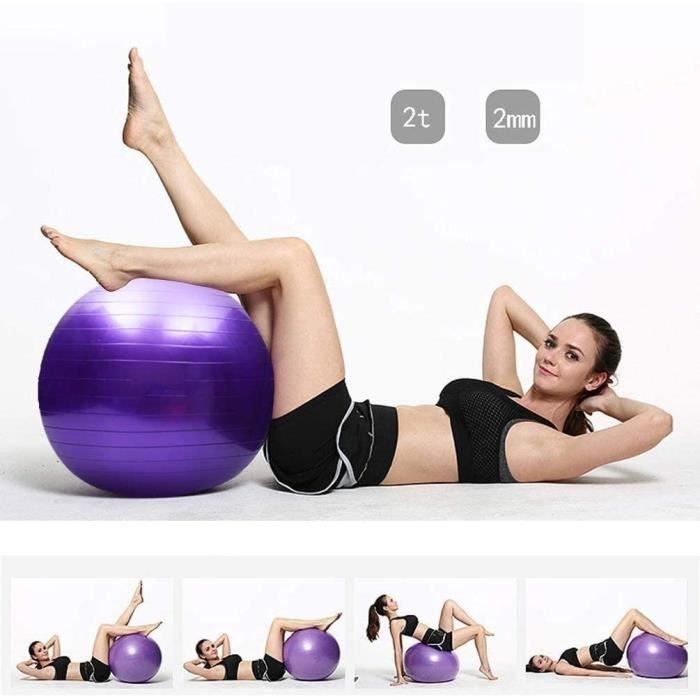 Exercice Gym Ball Anti-burst Pilates Yoga Core Accouchement formation avec pompe 